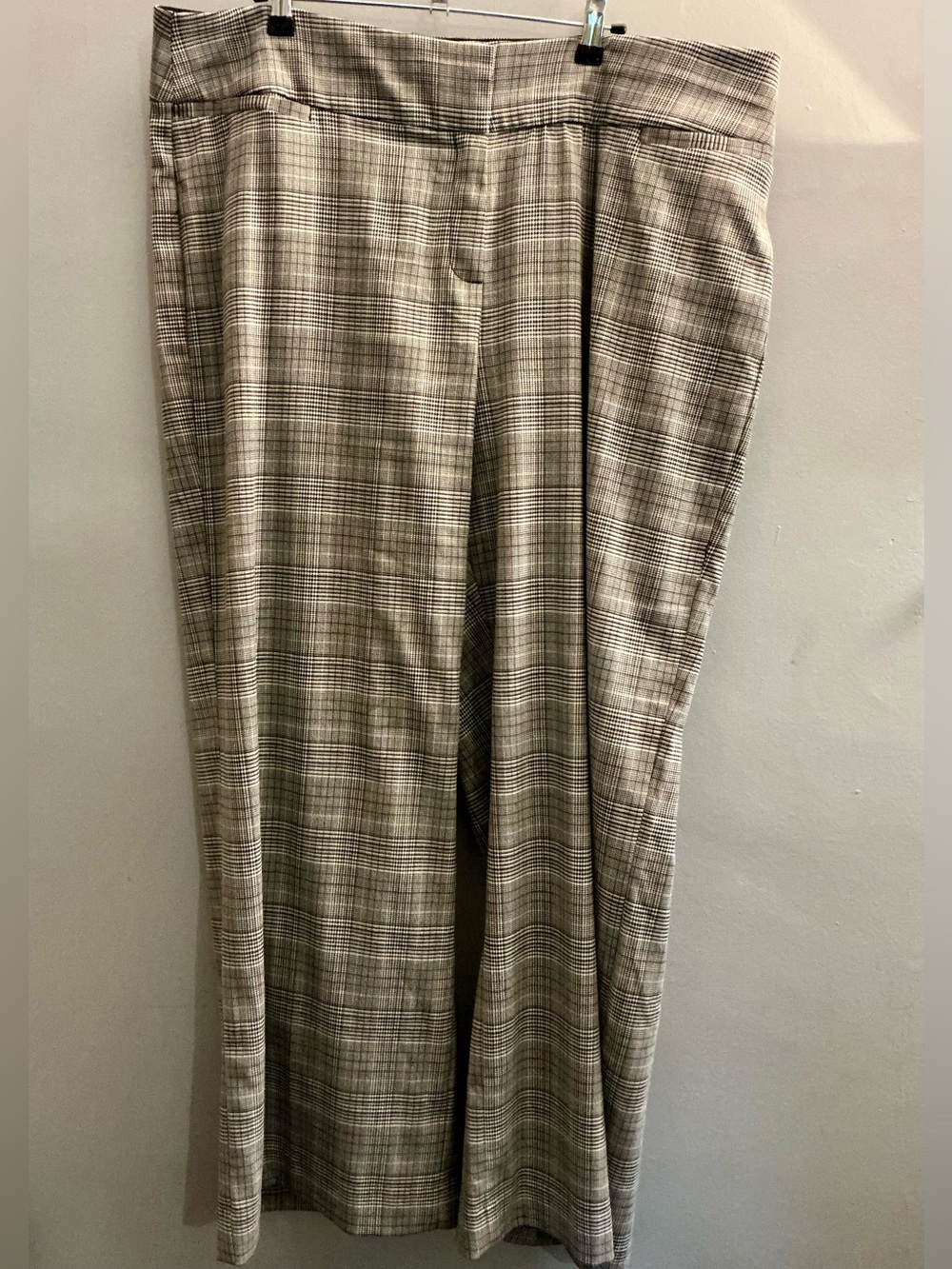 Lane Bryant The Allie Size 20 Plaid Wide Leg Dress Pants